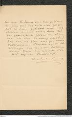 Nachlass Franz Steindachner, Brief von Anatole Bogdanow an Franz Steindachner, Inv.Nr. 43.01, Seite 3